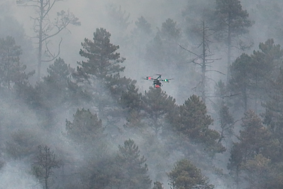 科技賦能，責任先行丨中建材信息無人機團隊參與森林火災撲救